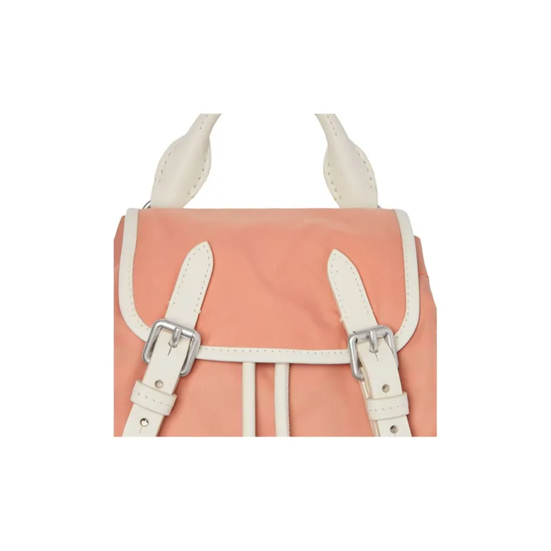 Burberry Calfskin Backpack Regular Women's Pink-5