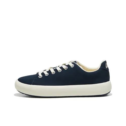 BLU MALI Canvas Shoes Unisex Low-Top Deep Iron Blue