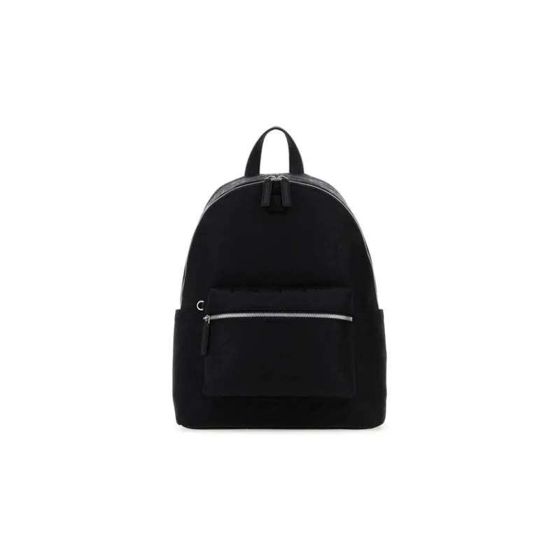 MCM Nylon Backpack Unisex Black-0