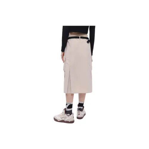 FILA FUSION STREET SPORT Casual Long Skirts Women's Bright Khaki