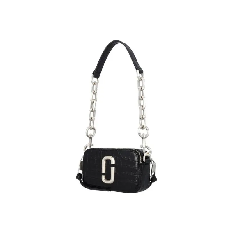 MARC JACOBS Logo Plaque Embossed Chain Shoulder Bag-1