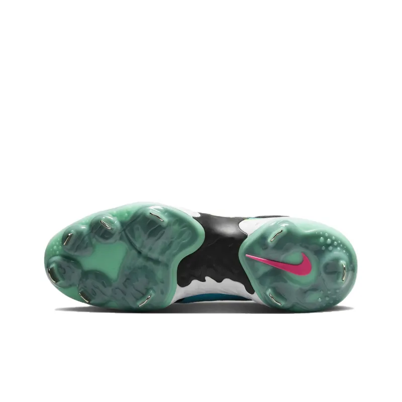 Nike Alpha Huarache Elite 4 Low 'Black Teal Pink'-5