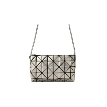 ISSEY MIYAKE PLATINUM COFFRET Polyurethane Envelope Bag Portable Crossbody Bag Shoulder Bag Women's Bronze