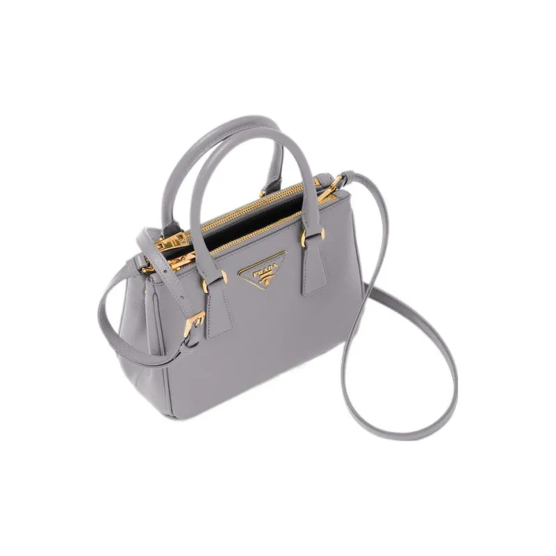 PRADA Galleria Killer Bag Leather Shoulder Bag Crossbody Bag Handbag Mini Women's Light Purple-2