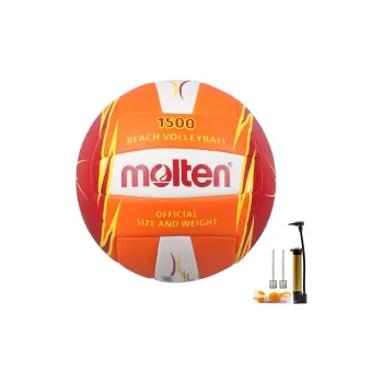 Molten PU Size 5 Volleyball Unisex Orange Red