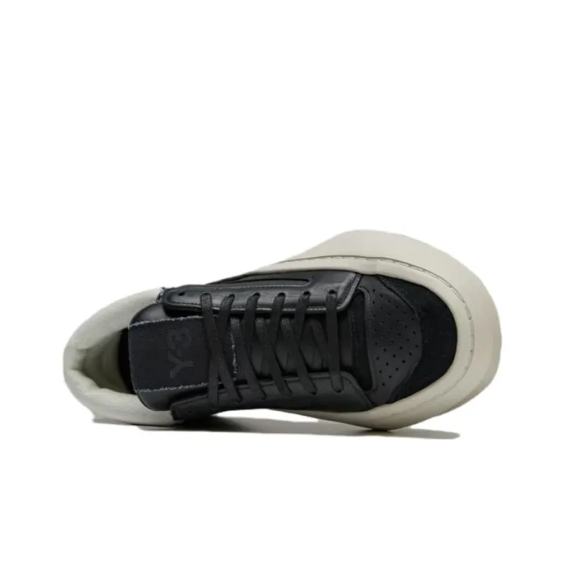 Adidas Y 3 Centennial Lo Black Bliss Off White-4