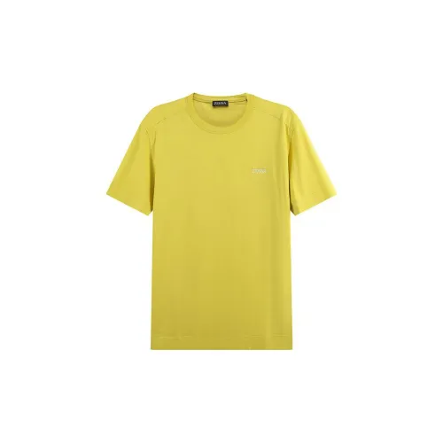 Ermenegildo Zegna T-Shirts Men Yellow