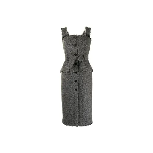 Kiton Belted Tweed Dress