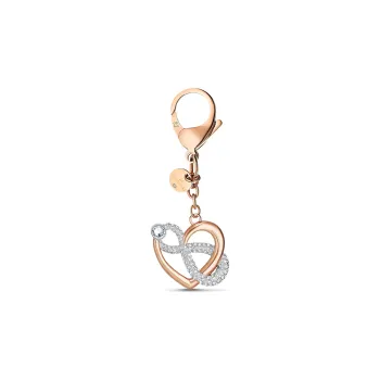 Swarovski Infinite Keychains Women's Rose Gold