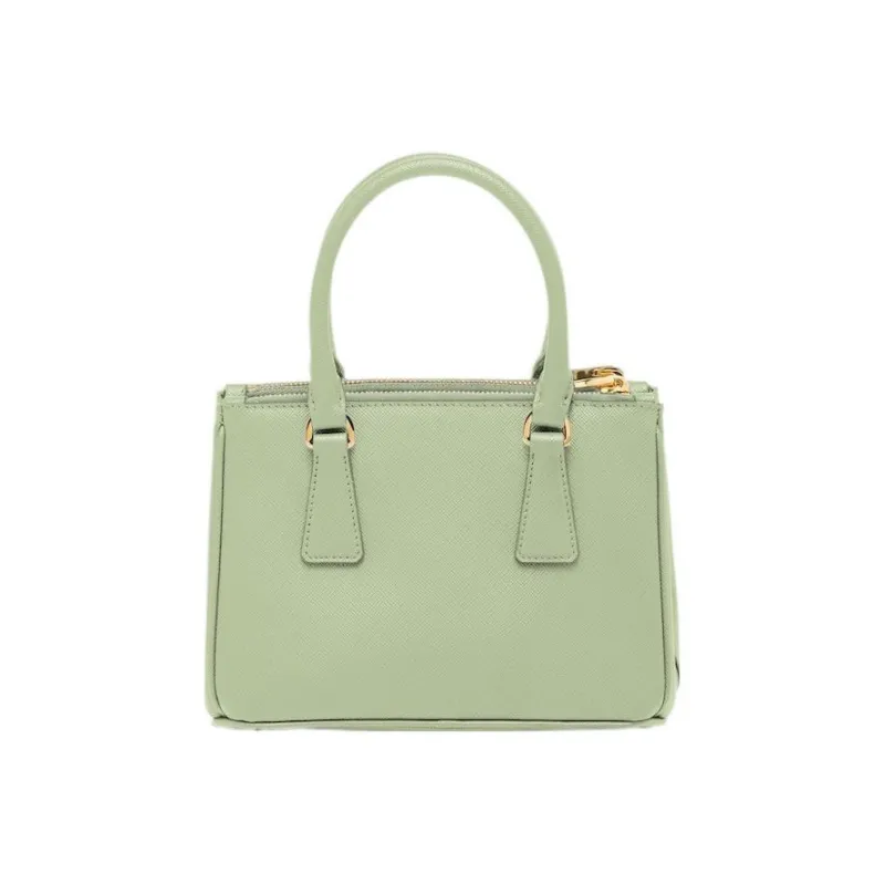 PRADA Galleria Killer Bag Leather Shoulder Bag Crossbody Bag Handbag Mini Women's Light Green-1