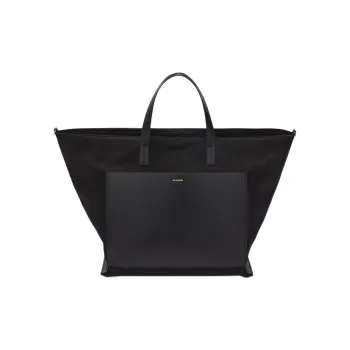 JIL SANDER Logo Detailed Medium Tote Bag