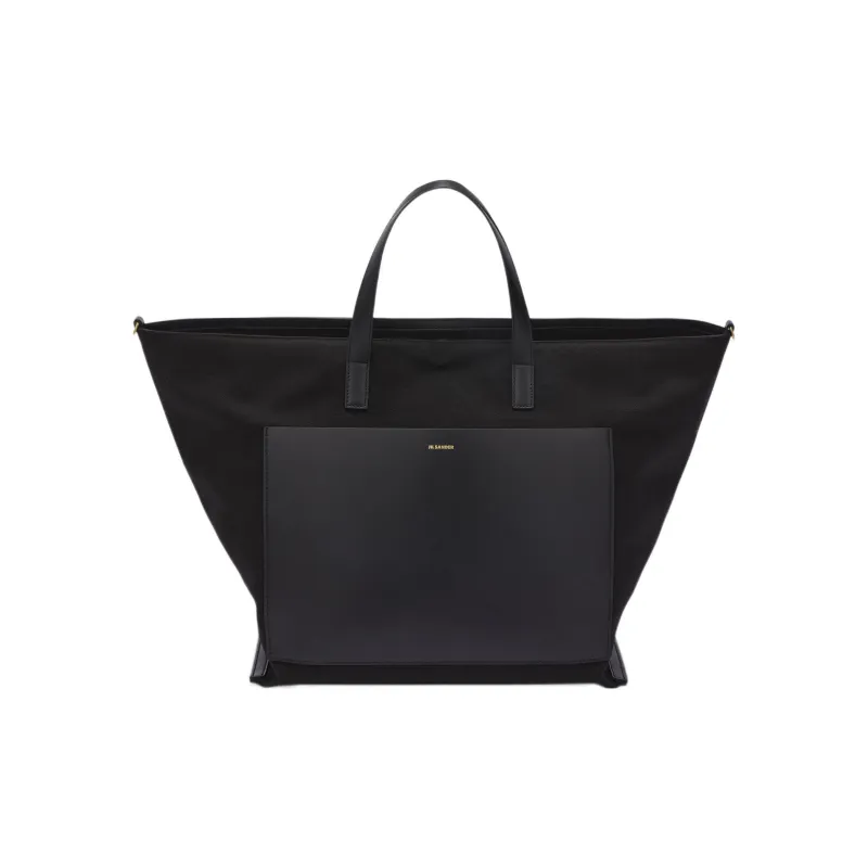 JIL SANDER Logo Detailed Medium Tote Bag-0