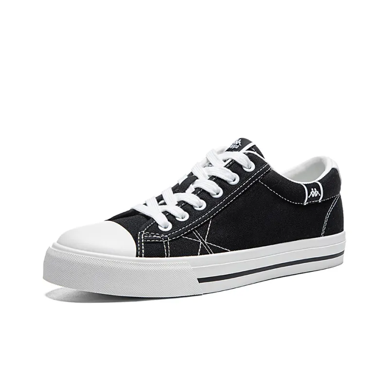 Kappa Slip Resistant, Abrasion Resistant, Lightweight, Breathable Coverage Low Top Canvas Shoes Unisex Agate Black-2