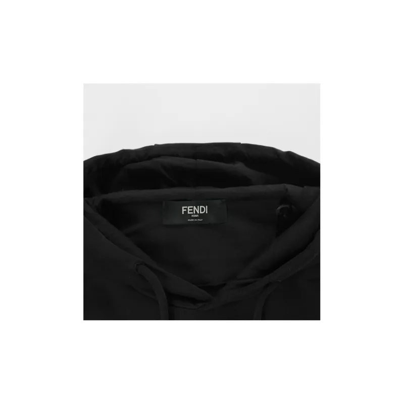 FENDI Sweatshirts Men Black-5