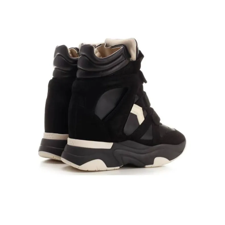ISABEL MARANT Balskee High-top Leather Sneakers-4