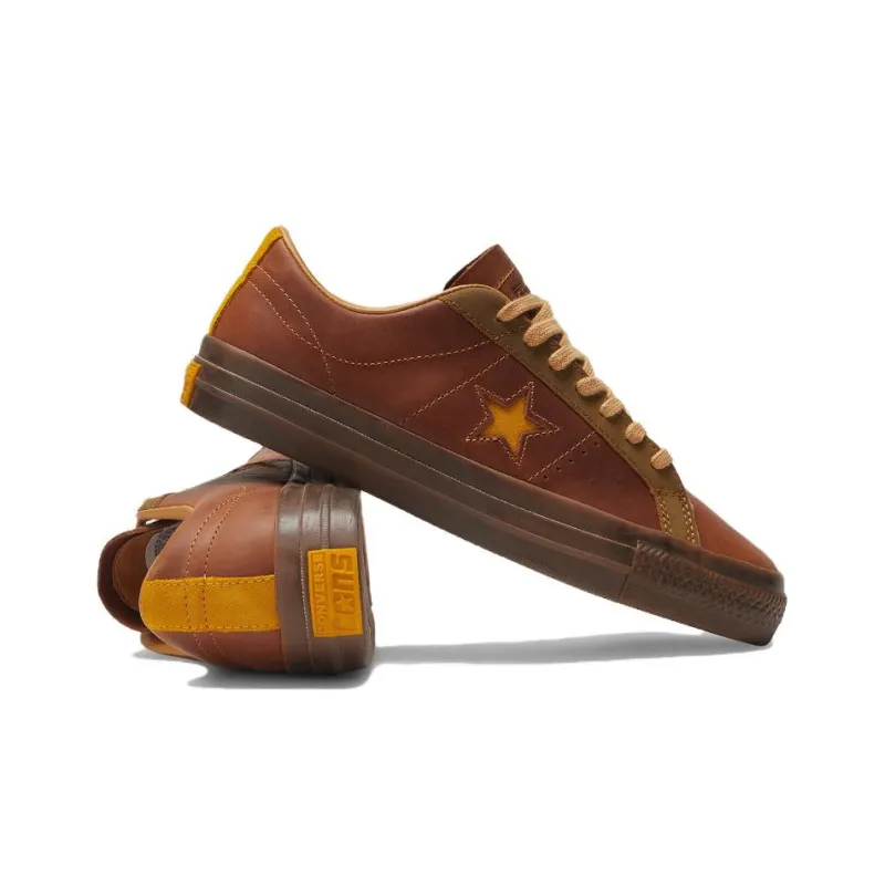 Converse One Star Pro Low 'Mid Autumn Festival Brown'-2