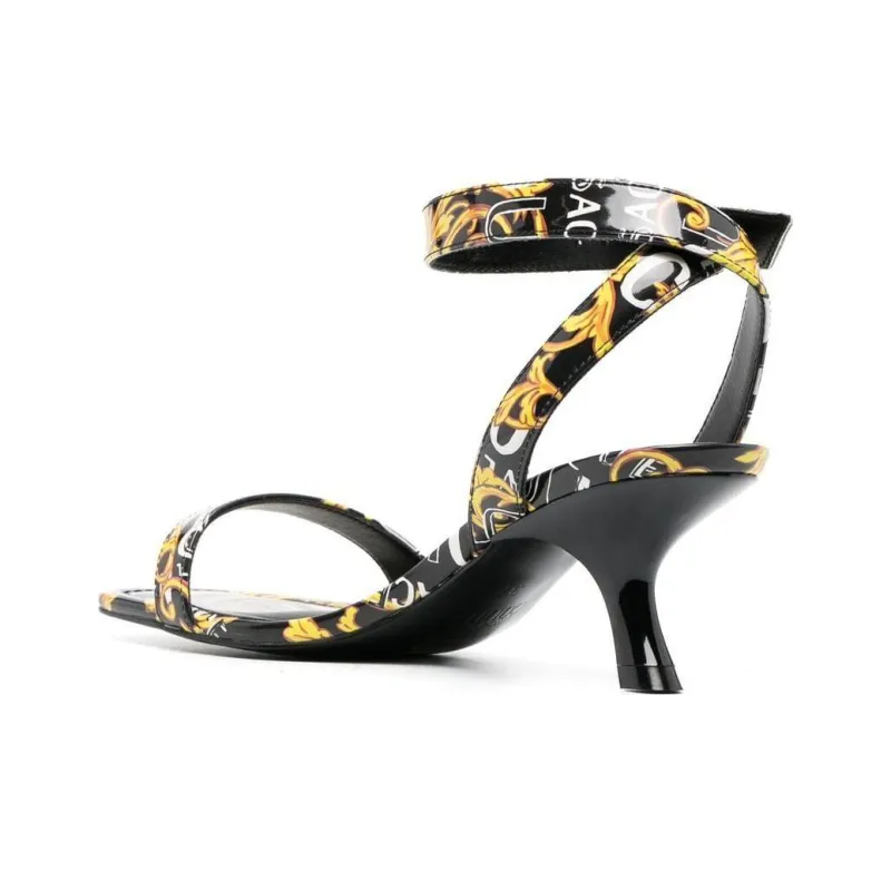 VERSACE JEANS Fiona Strap Sandals Women's Black-3
