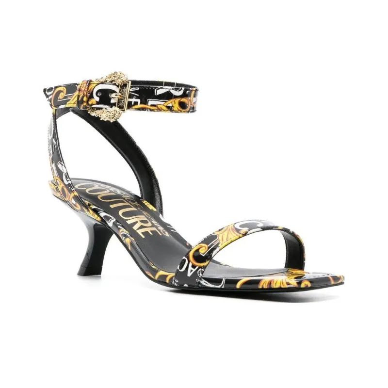 VERSACE JEANS Fiona Strap Sandals Women's Black-2