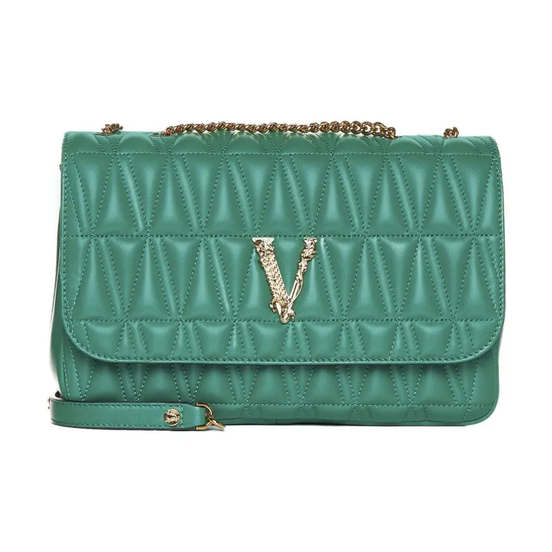FANSIZHE Lambskin Crossbody Bag Shoulder Bag Women's Green-0