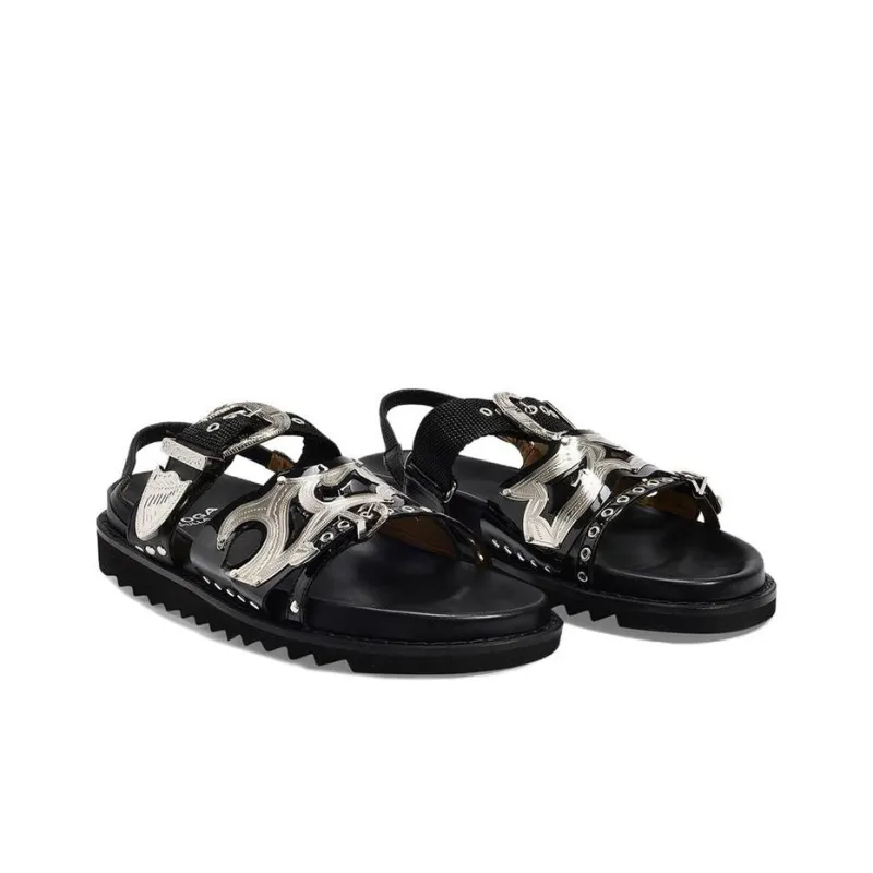 Toga Pulla One Strap Sandals Women's Black-2
