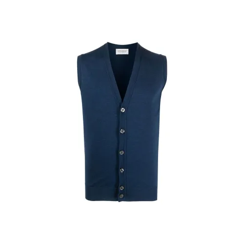 JOHN SMEDLEY V-neck Knit Sweater Vest