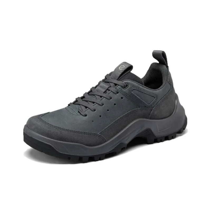Ecco Off road Series Cushioning Anti Slip And Wear Resistant Low Top Outdoor Shoes Men's Gray-1