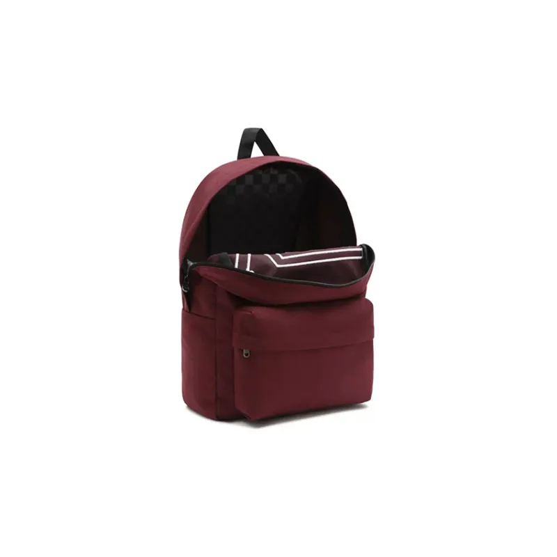 Vans Polyester Laptop Bag Travel Bag Backpack Unisex Burgundy-2