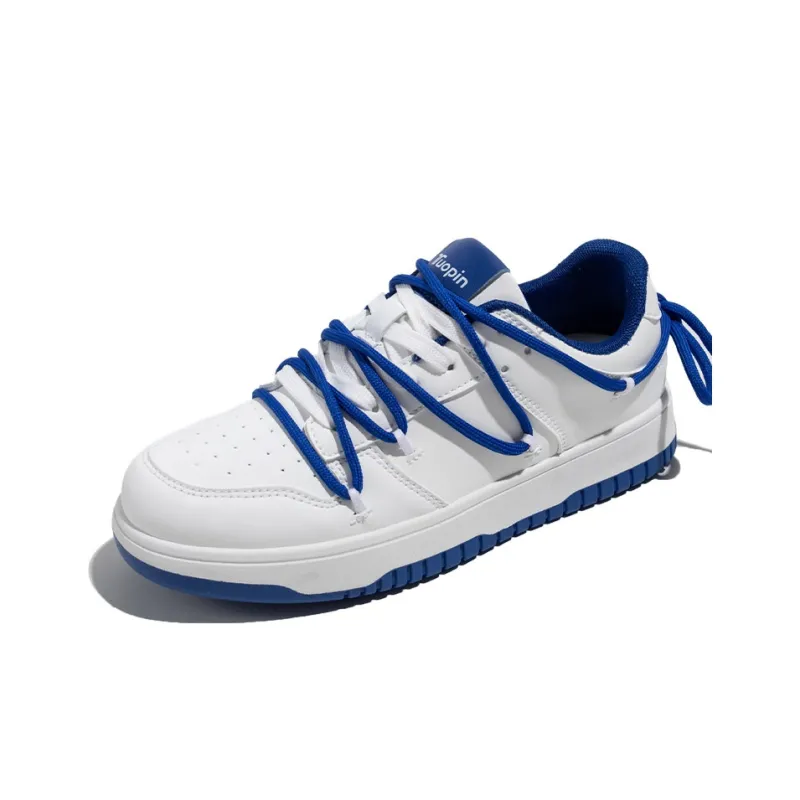 TUOPIN Stylish Skateboarding Shoes Unisex Klein Blue-6