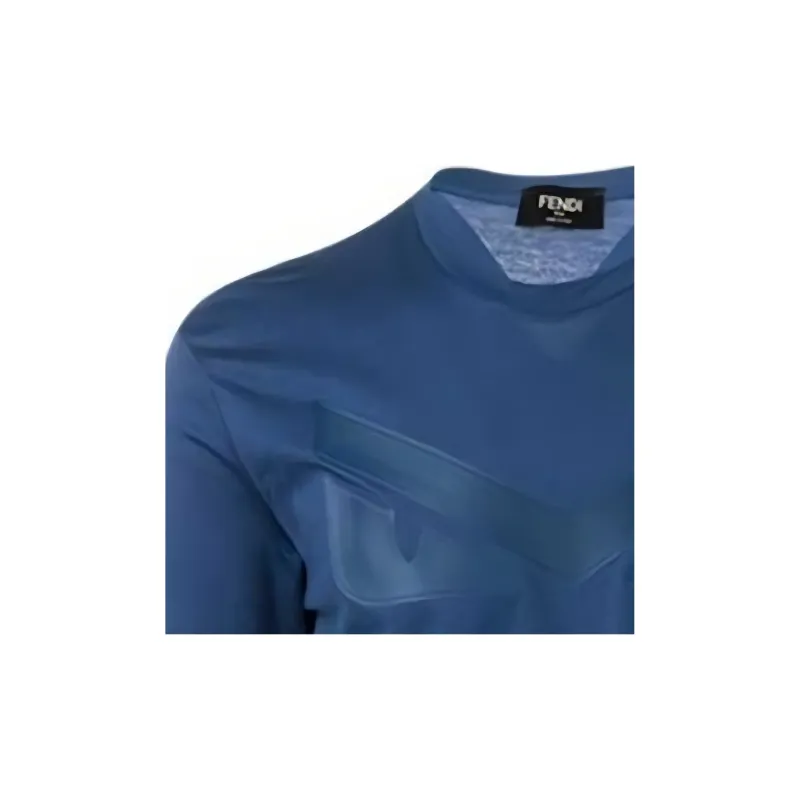 FENDI Bug Eyes Long Sleeve T Shirt-4