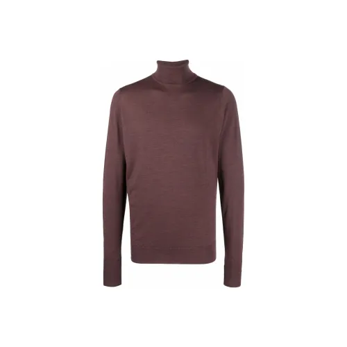 JOHN SMEDLEY Wool Roll Neck Jumper