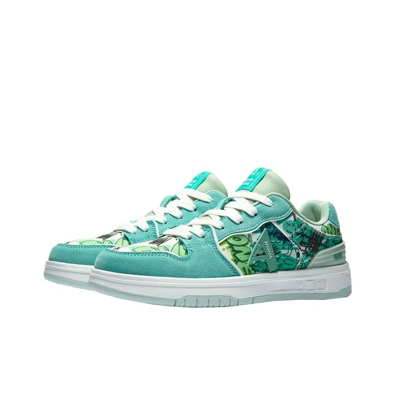 A1 Graffiti Collection Coverage Abrasion Resistant Low Top Skateboard Shoes Unisex-8