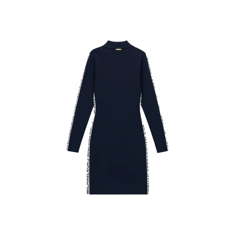 MICHAEL KORS Knit Long Skirts Women's Navy Blue-1