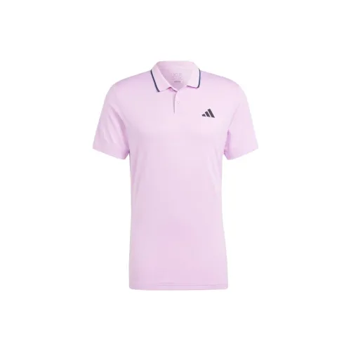 Adidas Polo Shirts Men Pink