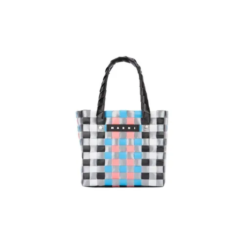MARNI Interwoven Designed Mini Market Basket Bag