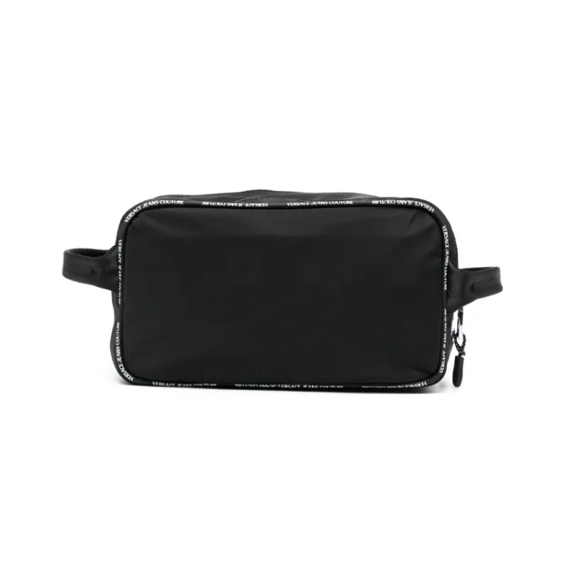 VERSACE JEANS COUTURE Polyamide Toiletry Bag Men's Black-3