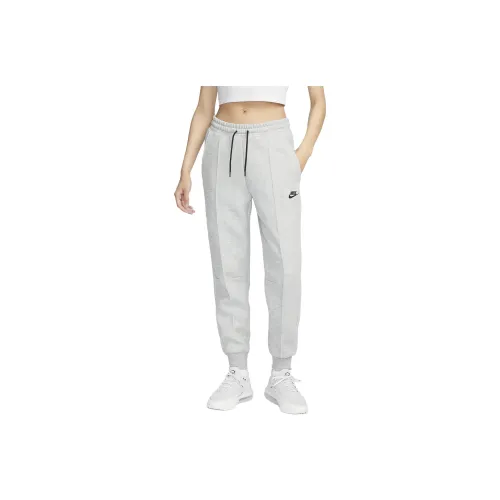 Nike Knitted Sweatpants Women's Light Gray