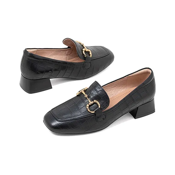 COMELY Loafers Women's Low Top Ecru/Apricot/Black-3