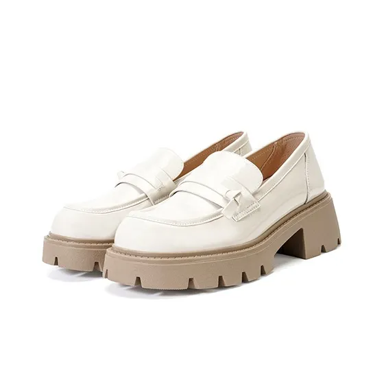 LESELE Loafers Women's Low Top Black/Ecru-1