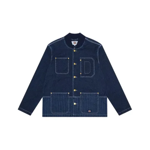 Dickies Denim Jackets Men Indigo