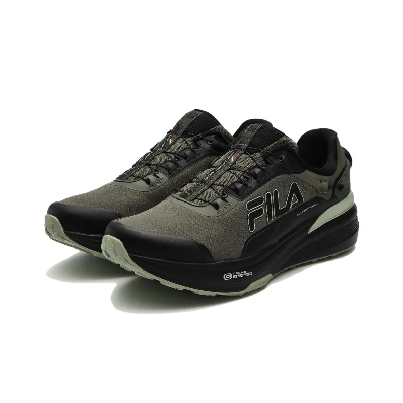 FILA LYNX BOA ATR LEA Cushioned Slip Resistant Low Top Running Shoes Men's Fish Gray-2