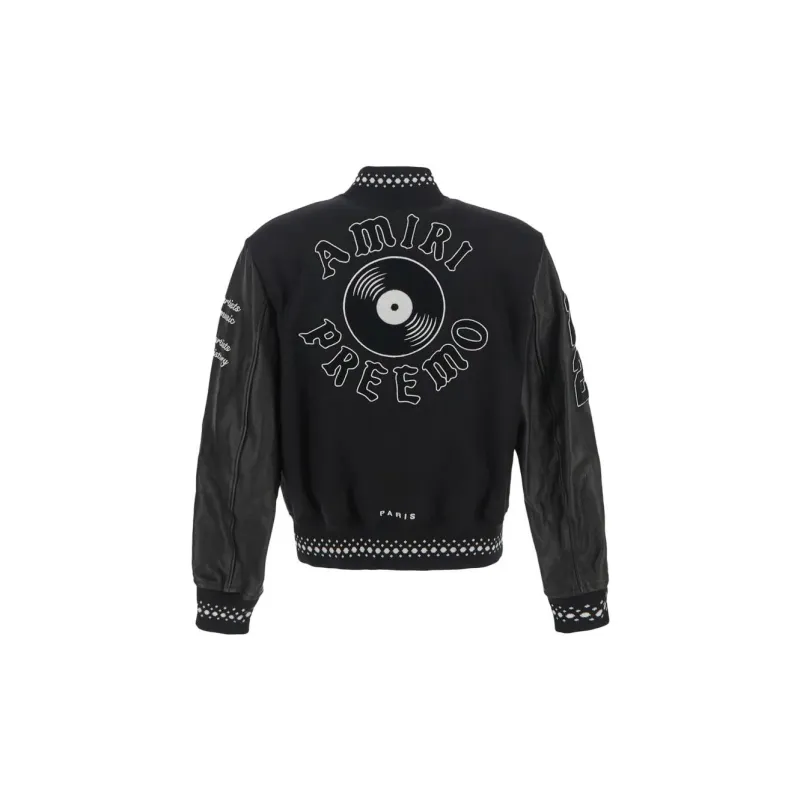 AMIRI Logo appliqué Varsity Jacket-1