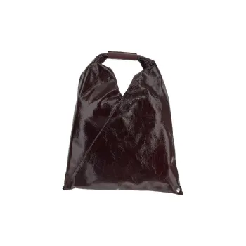 MM6 Maison Margiela Calfskin Handbag Trumpets Women's Burgundy
