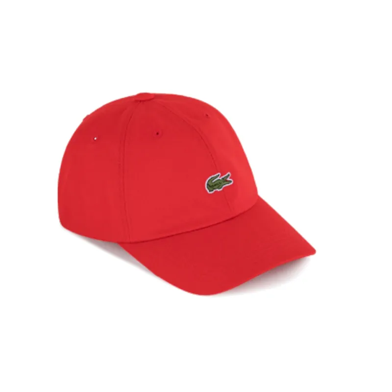 LACOSTE Cotton Baseball Caps Unisex Red-2