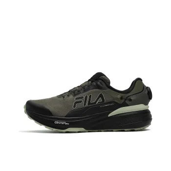 FILA LYNX BOA ATR LEA Cushioned Slip Resistant Low Top Running Shoes Men's Fish Gray