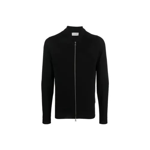 JOHN SMEDLEY Front Zip-fastening Knit Cardigan