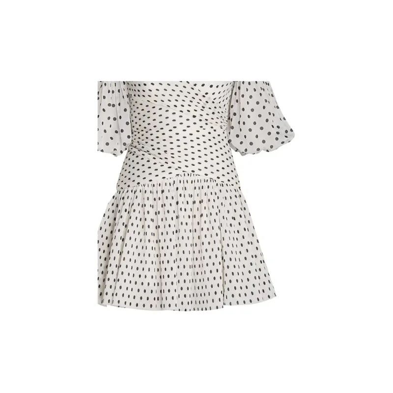 Zimmermann Pleated Chiffon Minidress-1