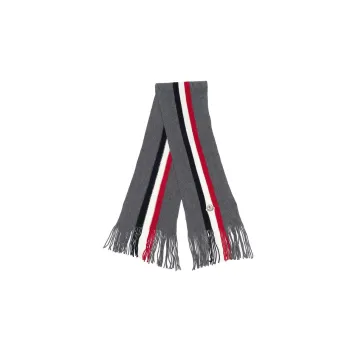 Moncler Knit Scarves Men's Gray