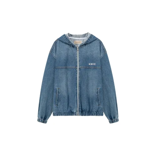 NO ONE ELSE Denim Jackets Unisex Denim Blue