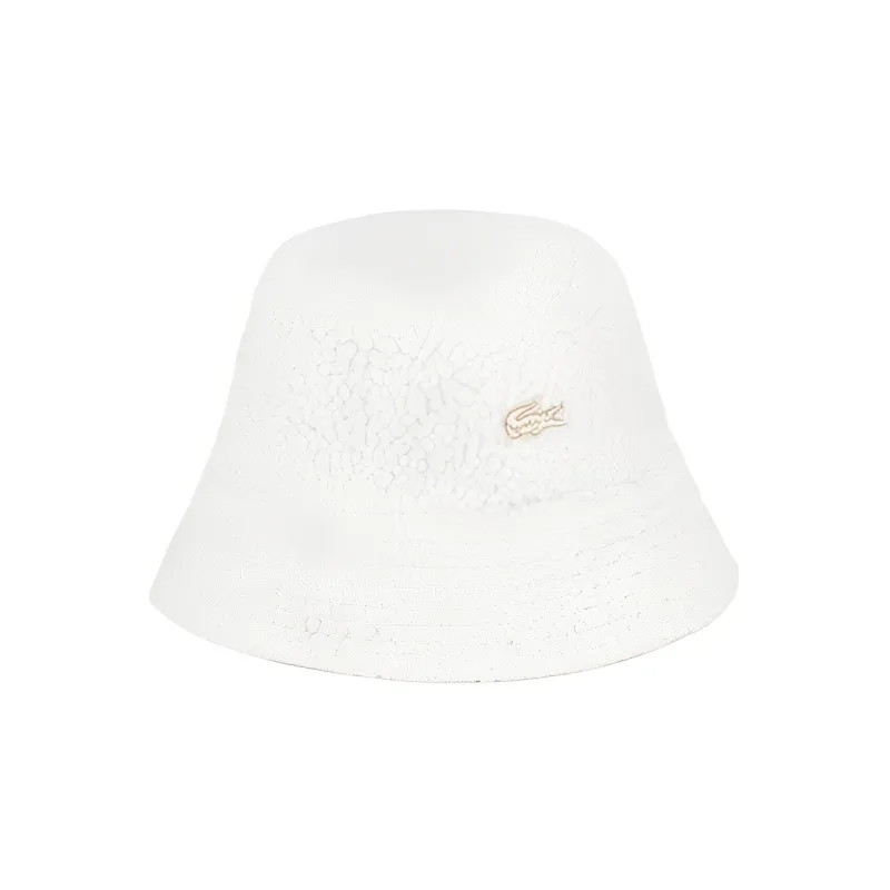 LACOSTE Bucket Hats Unisex White-1