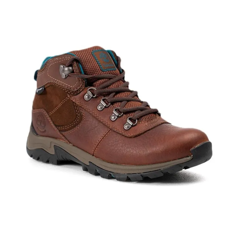 Timberland Maddsen Abrasion-Resistant Cushioning Ankle-Length Outdoor Boots Women's Brown Red-1